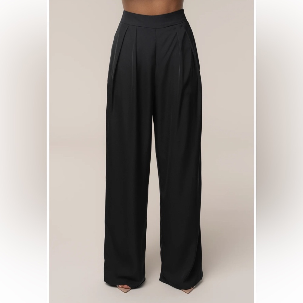 JLUXLABEL Black Candice Trousers - M NWT